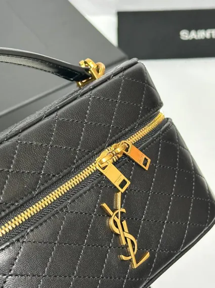 Косметичка Saint Laurent GABY из овечьей кожи