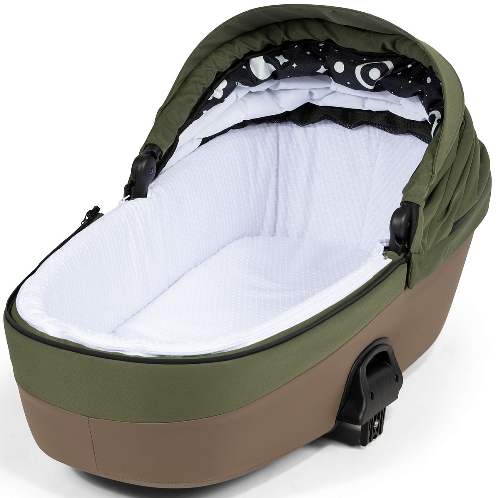 Детская коляска Tutis Viva 6 Plus Essential 4 в 1 с автокреслом Beno Beige и базой 1612050 Pine