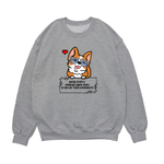 Свитшот  "Корги кидает понты"