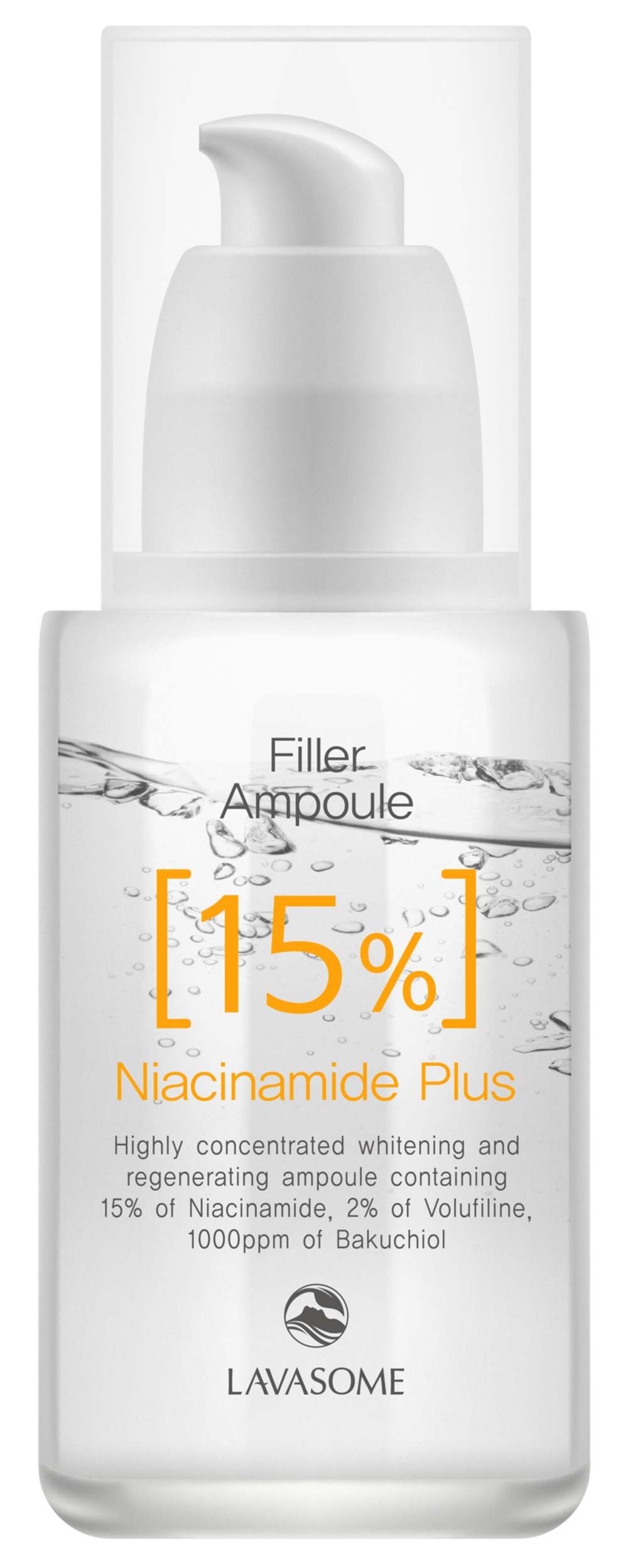 Lavasome Ампула для выравнивнивания тона кожи с ниацинамидом 15% - LAVASUM FILLER AMPOULE NIACINAMIDE 15 PLUS, 30 МЛ