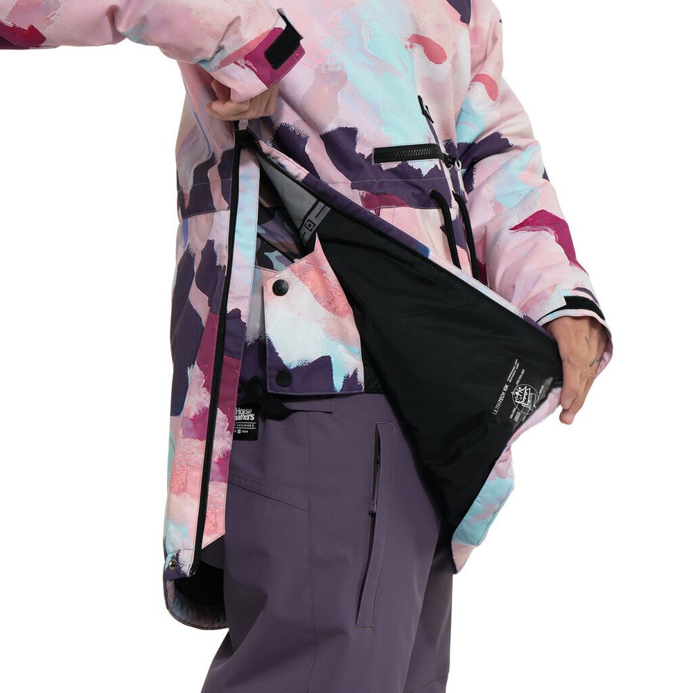Анорак женский сноубордический Horsefeathers DERIN II JACKET (abstract paint)