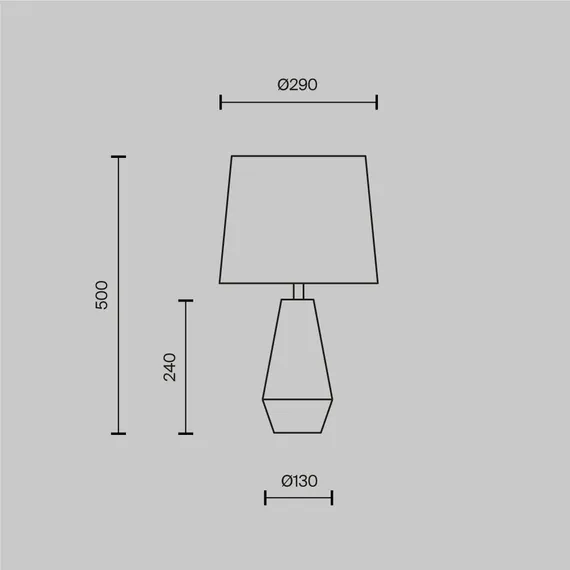 Настольный светильник Кальвин настольный / Calvin Table E27х1 Maytoni z181-tl-01-b