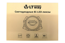 Светодиодные линзы Bi-Led модули Lightway ALDP F5 3.0" 6000K 12V