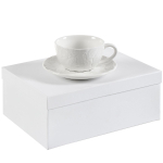 Набор чайный керам, 2 пр, 1 перс, 270 мл, Daniks, Листья, Y4-4397, подар уп