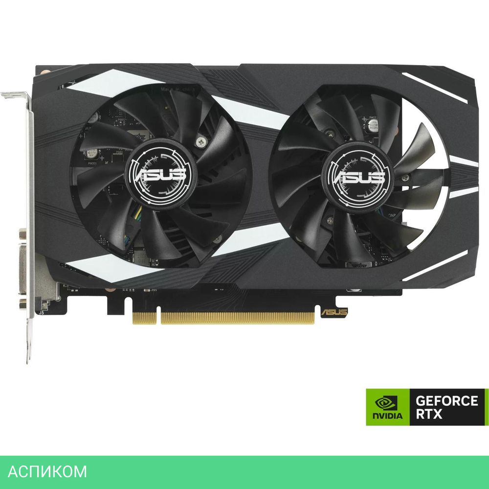 Видеокарта ASUS Dual GeForce RTX 3050 OC 6GB GDDR6 DUAL-RTX3050-O6G (90YV0K60-M0NA00)