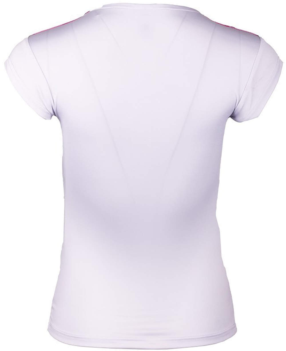 Женская теннисная футболка Monte-Carlo Country Club Print Tech T-Shirt - разноцветный