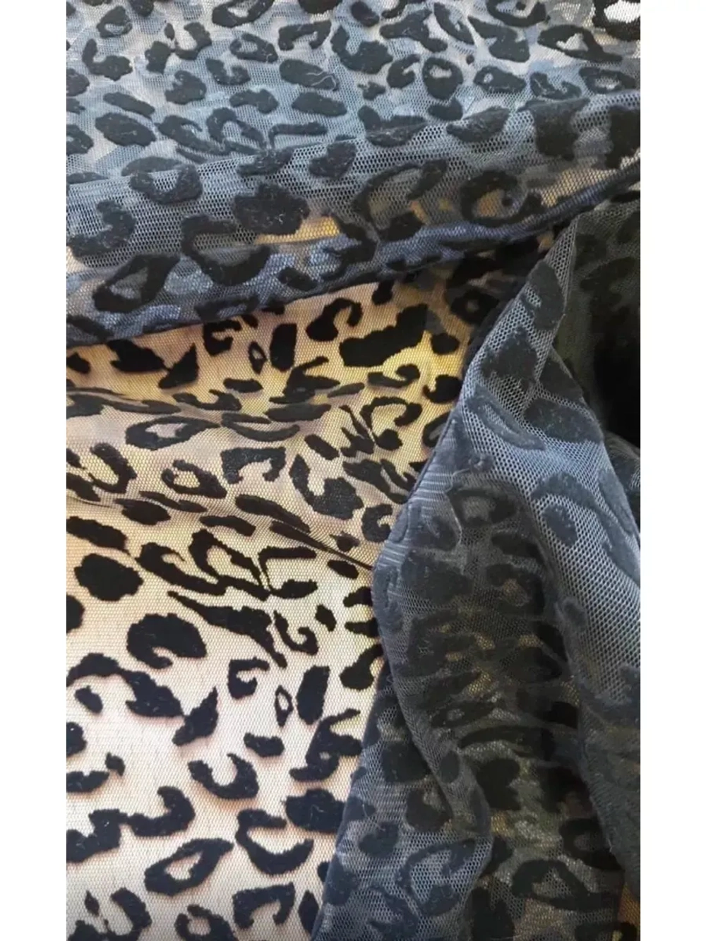 Сетка флок Леопард, 0,65м