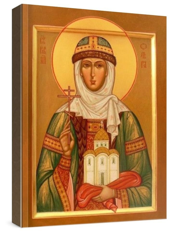 Ольга, княгиня (рукописная икона)