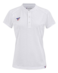 Женское поло Tecnifibre Team Mesh Polo - белый