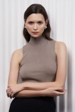 Серьги Пластика круглые