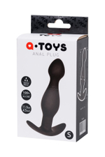 Анальная пробка A-Toys черная 11,5 см