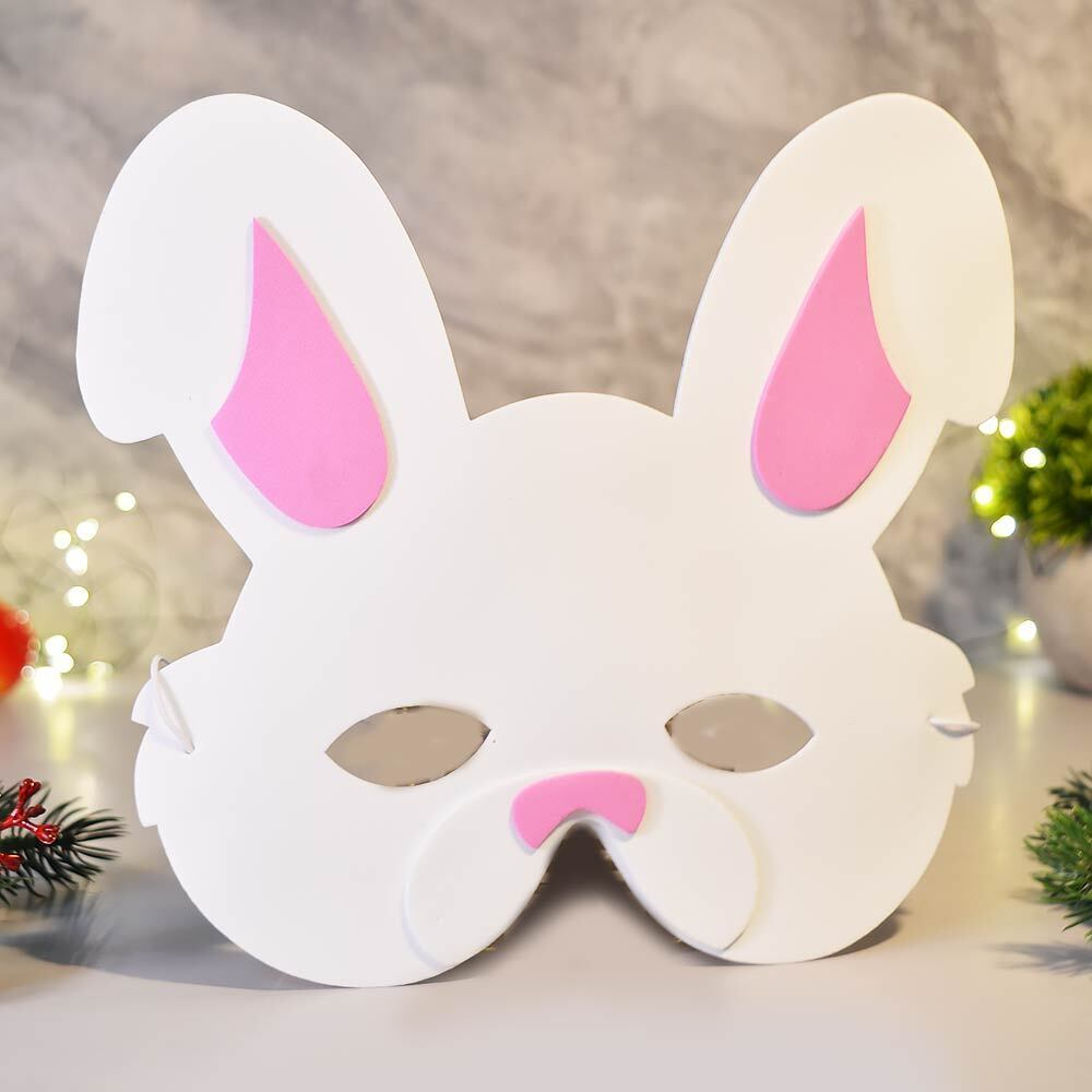 Маска карнавальная "Веселый зайка Тим"