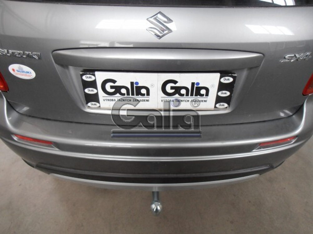 Фаркоп оцинкованный Galia F109A для Suzuki SX4 хетчбек 5 дверей 2006-2013 2WD/4WD, FIAT Sedici 2006-2014(паспорт и сертификат в комплекте)(без электрики)
