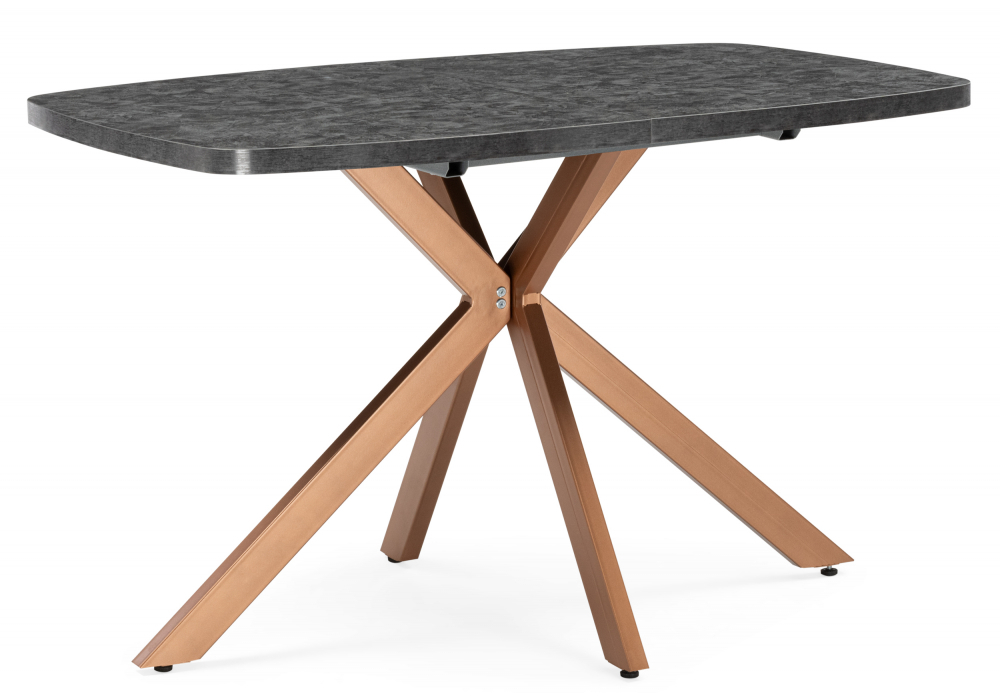 Стол деревянный Woodville Кортез 32 116(160)x77 раздвижной малави, медь