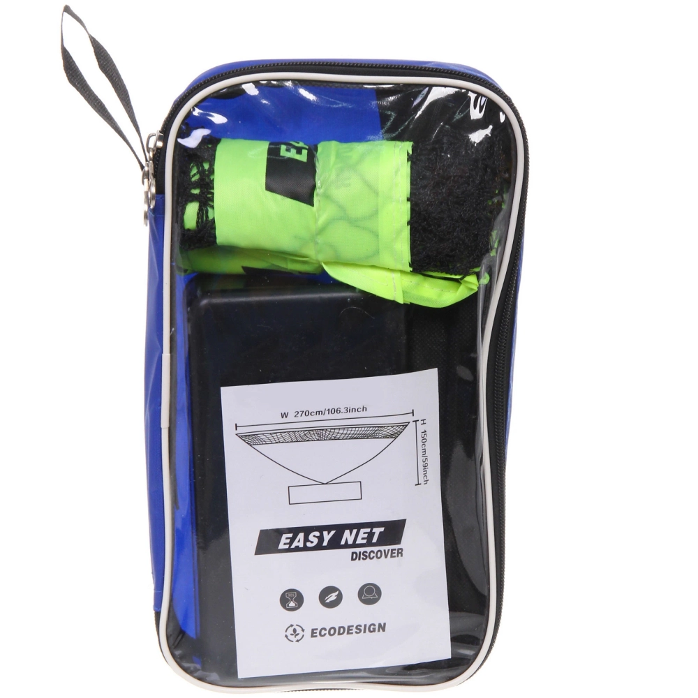 Сетка складная для игры в бадминтон, 270*150 см, зелёный