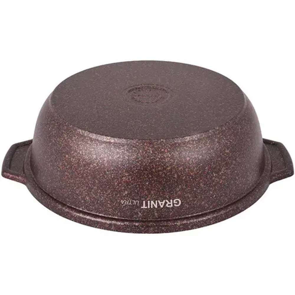 Кастрюля-жаровня 3л «Granit ultra» (red) со стеклянной крышкой жга31а