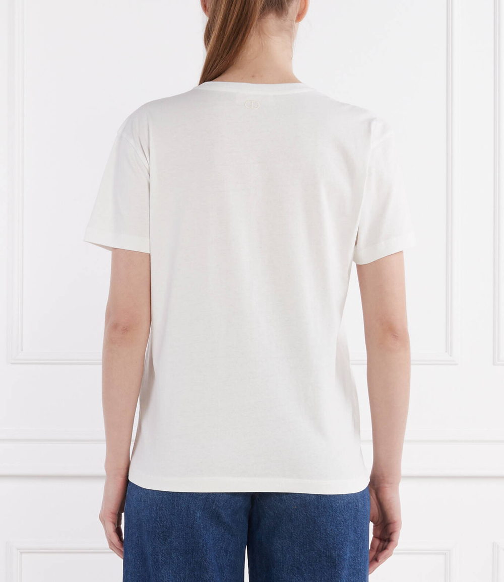 Футболка PINK HEART TWINSET - белый(241TT2412)