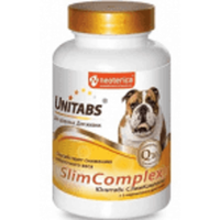 Unitabs 100таб Витамины для собак Slim Complex UT c Q10, способствуют снижению веса