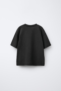 ZARA ФУТБОЛКА С ПРИНТОМ BLINK 182 ©, ТЕМНЫЙ АНТРАЦИТ