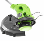 Триммер электро Greenworks 21217 нижний двигатель 500Вт леска 1.6мм 33см 21217