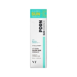 VT Cosmetics PDRN Glow Sun Essence SPF 50+ PA+++ лёгкая солнцезащитная эссенция с ПДРН и коллагеном