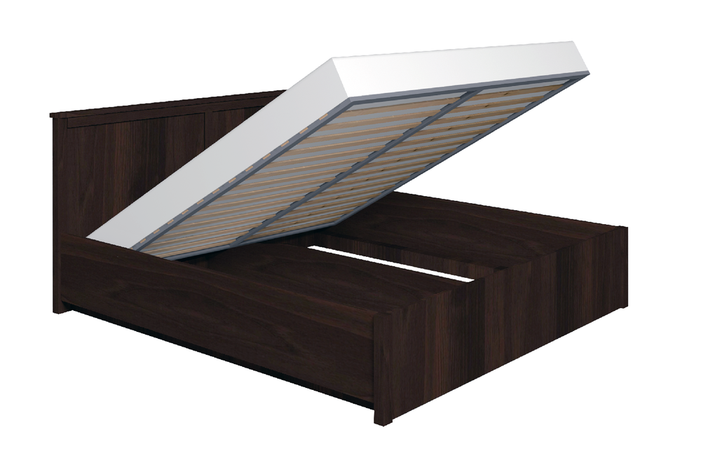 Кровать с подъемным механизмом Sherlock 41.2 180х200, орех