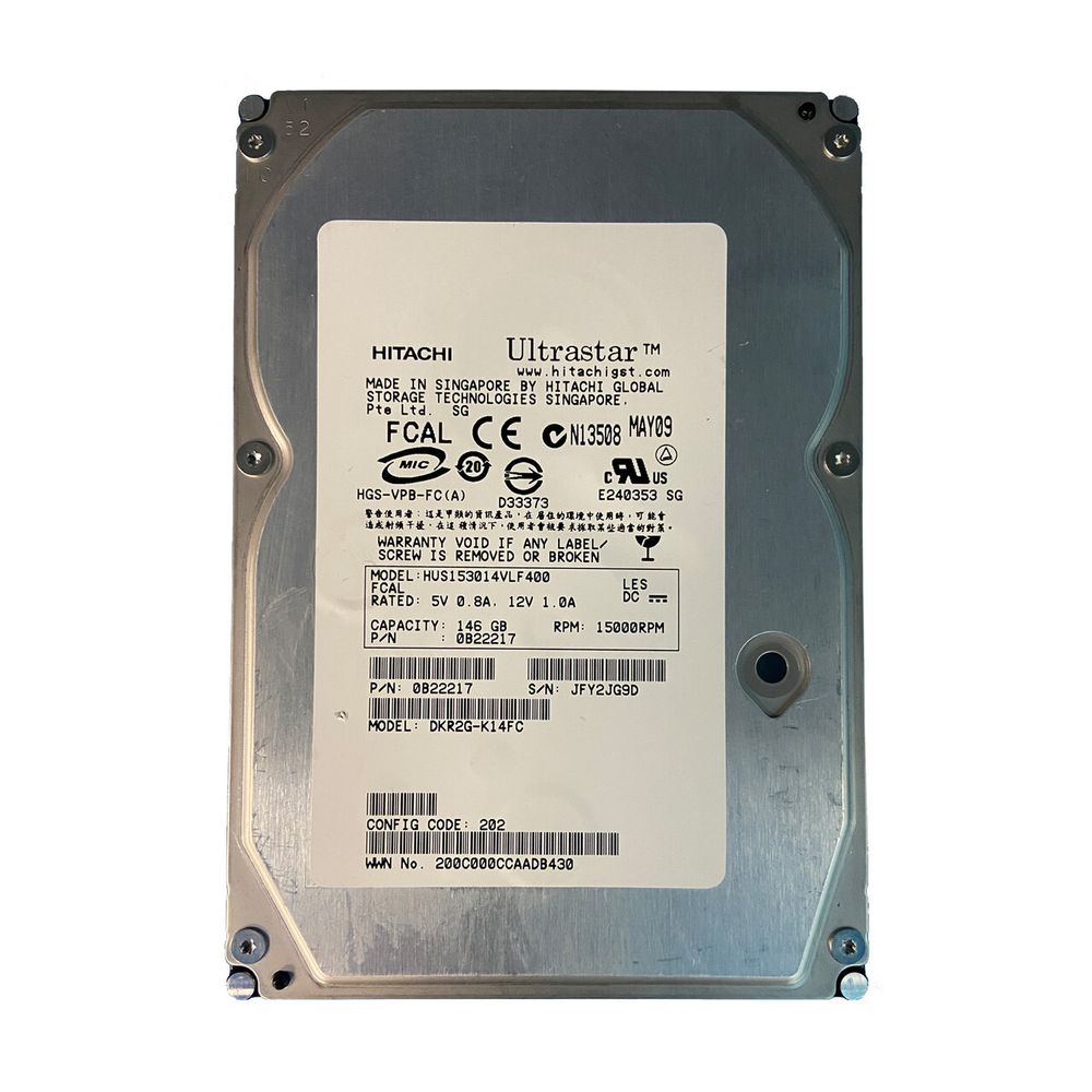 Жесткий диск Hitachi FC 146Gb 15K 3.5 HUS153014VLF400