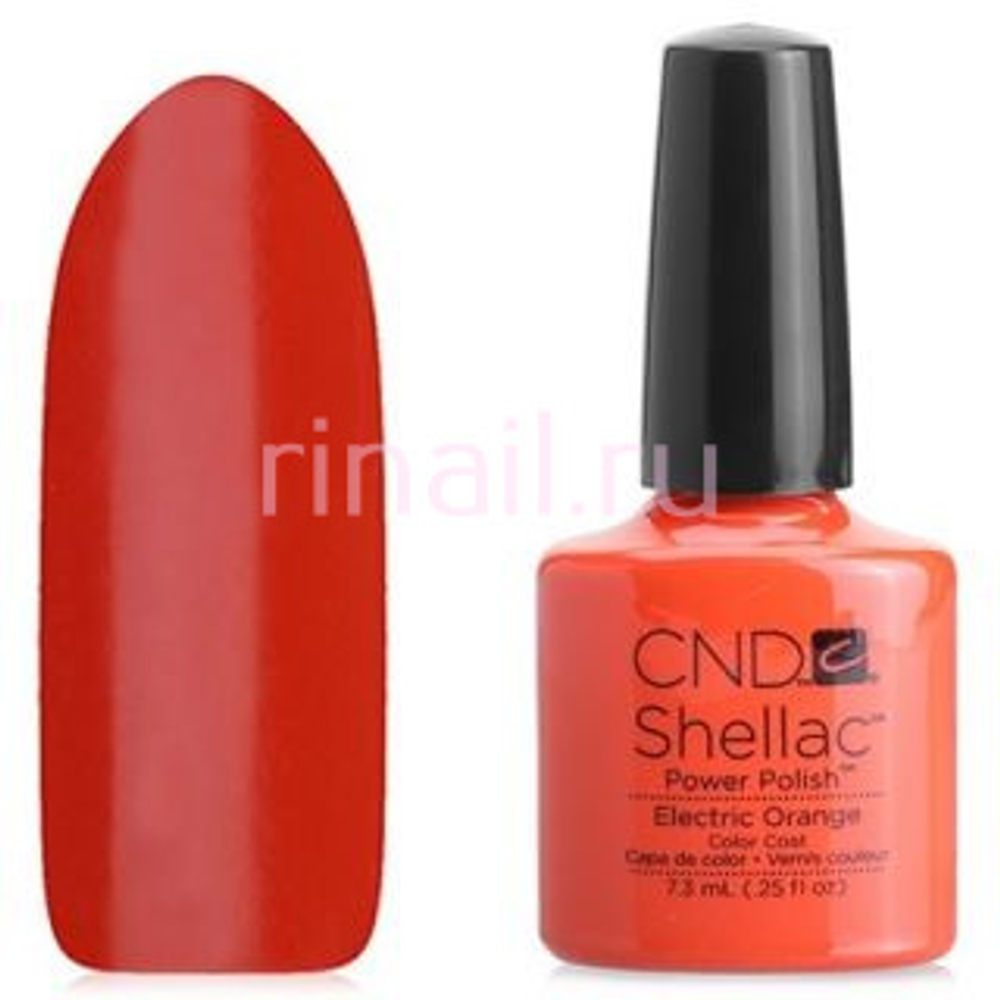 CND Шеллак 7,3 мл, Electric Orange