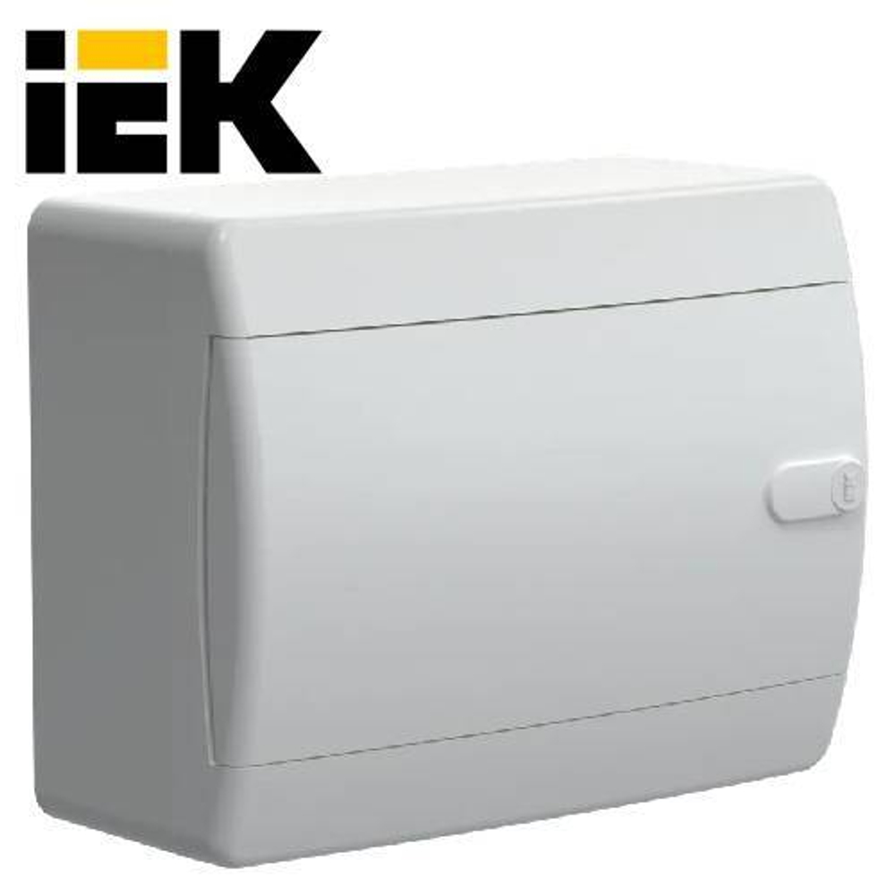 UNION Compact Корпус пластиковый ЩРН-П-8 IP41 белая дверь IEK