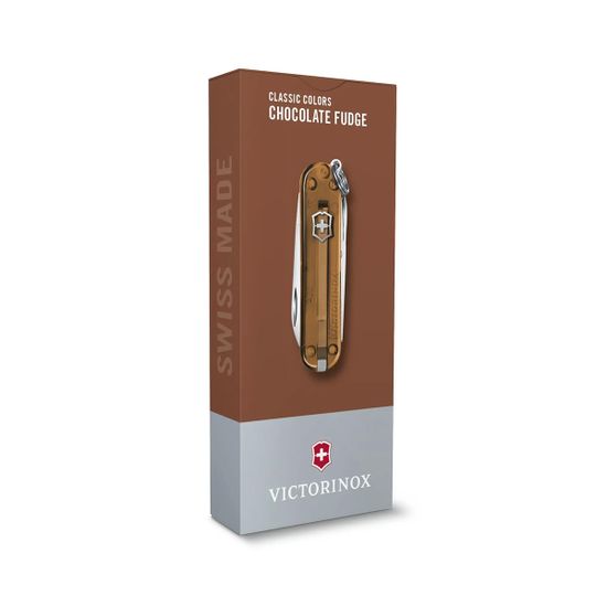 Складной нож Victorinox 0.6223.T55G Chocolate Fugde c клинком из стали X55CrMo14, рукоять Cellidor