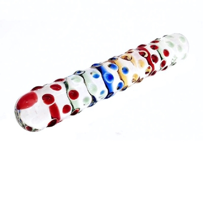 Фаллоимитатор рельефный Uneven стекло 17 см