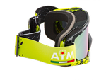 ОЧКИ КРОССОВЫЕ AIM (PRO) 157-600 BLACK/YELLOW GLOSSY