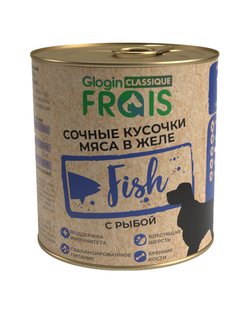 Frais Classique Консервы для собак Рыба в желе, 850гр