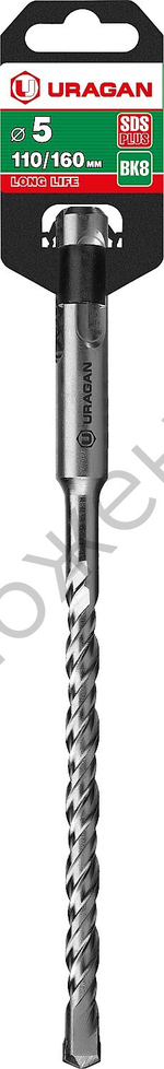 URAGAN 5х160 мм, SDS-plus бур (29311-160-05)