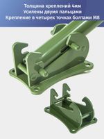 Транцевые колеса быстросъемные с усиленным креплением для лодок с НДНД