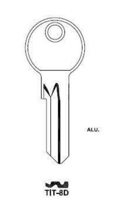 Заготовка английского ключа 10374 TIT-8D/SAT-1D TN16XA/STU1 SAT1 TIN2 КНР