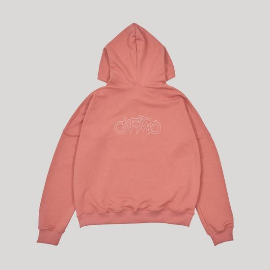 Худи One Two STREET (кораловый)