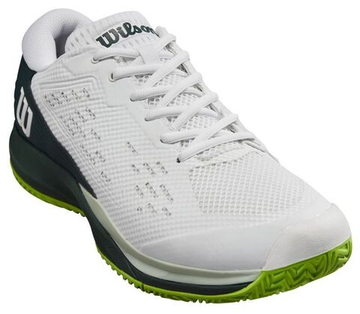 Мужские теннисные кроссовки Wilson Rush Pro Ace - white/pondersoa/jas green