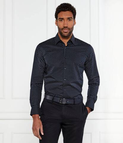 Рубашка H-JOE-kent-C1-214 BOSS BLACK - темно-синий(50538961)