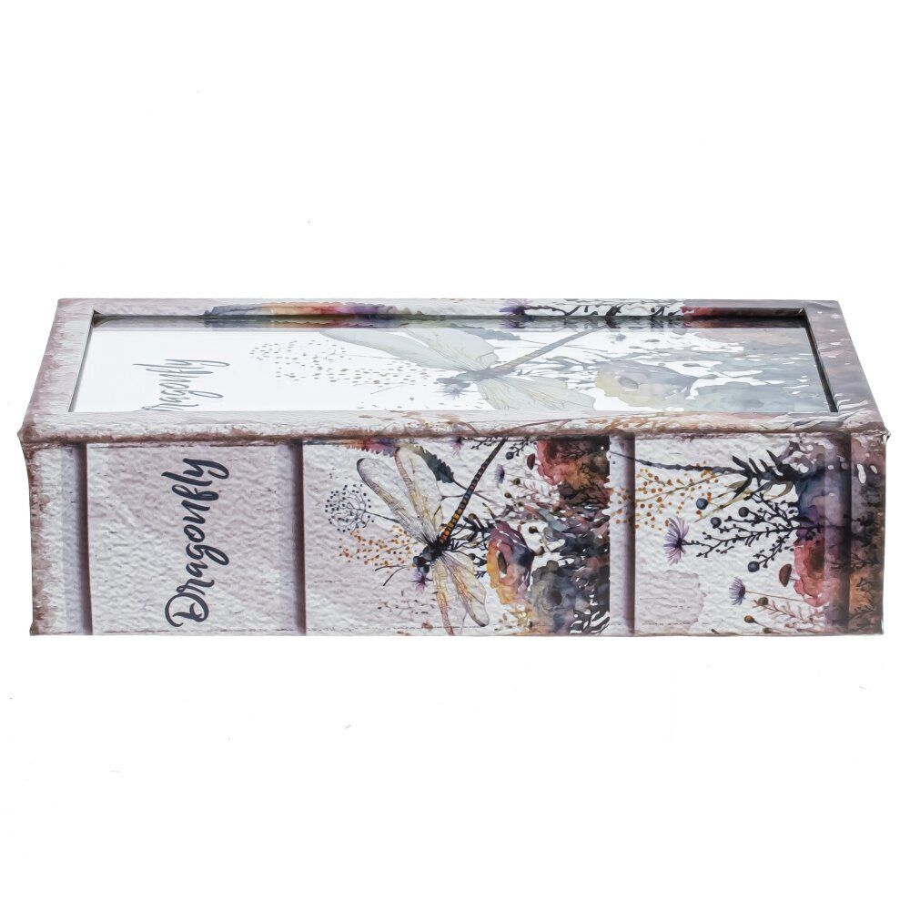 GAEM Шкатулка-книга с зеркальным элементом, L18 W7 H27 см