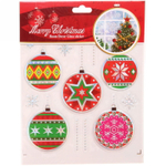 Наклейка новогодняя «Новогодняя радость» , лист 16х21.5 см,микс