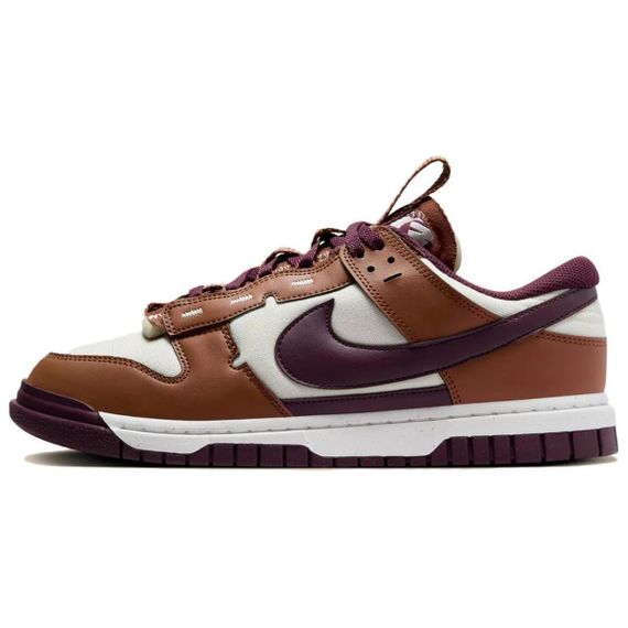 NIKE Dunk Кроссовки для скейтбординга Низкие Коричневые Унисекс