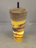 Раковина напольная из оникса Yellow ON-61357 (45*45*90)