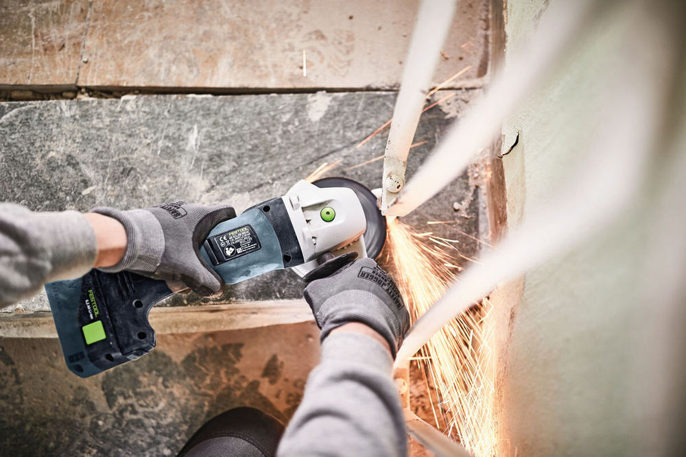 Аккумуляторная угловая шлифовальная машина AGC 18-125 5,0 EBI-Plus Festool 577700