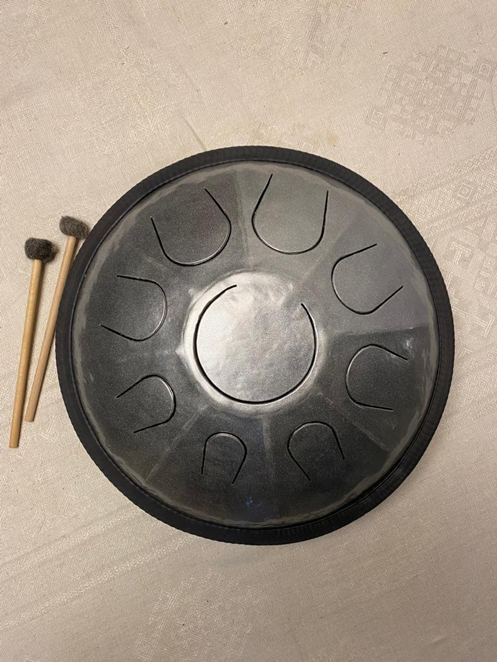 Глюкофон "Гранофон" Снежная Королева, 36см, с палочками и чехлом, Pangooda Drums PNG-GR-36SK