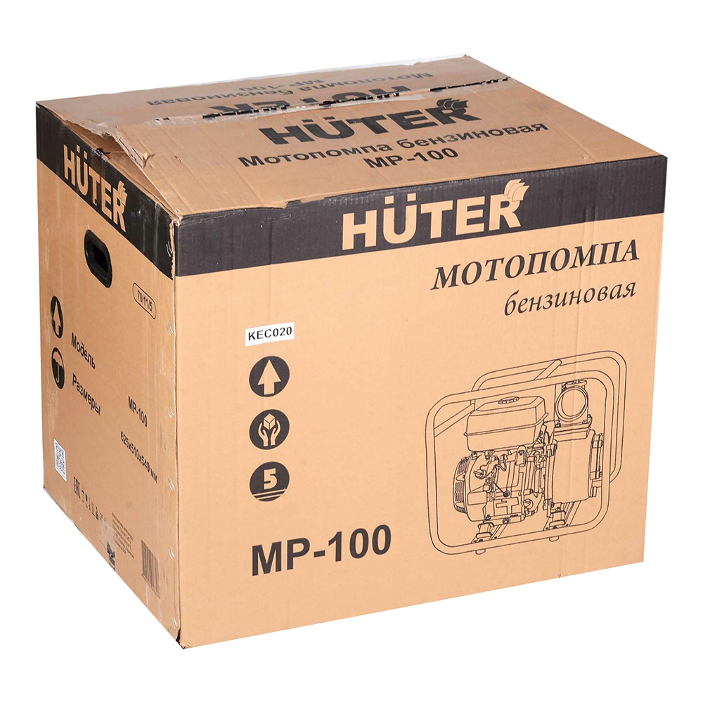 Мотопомпа бензиновая Huter MP-100
