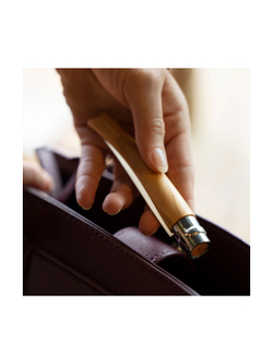 Нож филейный Opinel №8, нержавеющая сталь, рукоять оливковое дерево