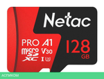 Карта памяти Netac MicroSD P500 Extreme Pro 128GB (NT02P500PRO-128G-S)