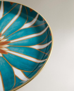 ZARA HOME - MARISA BERENSON ДЕКОРАТИВНЫЙ ПОДНОС, БИРЮЗОВЫЙ