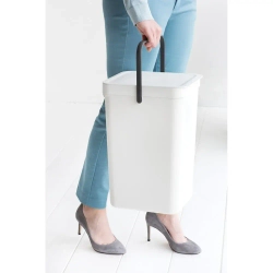 Brabantia Контейнер для мусора Sort & Go 16л белый
